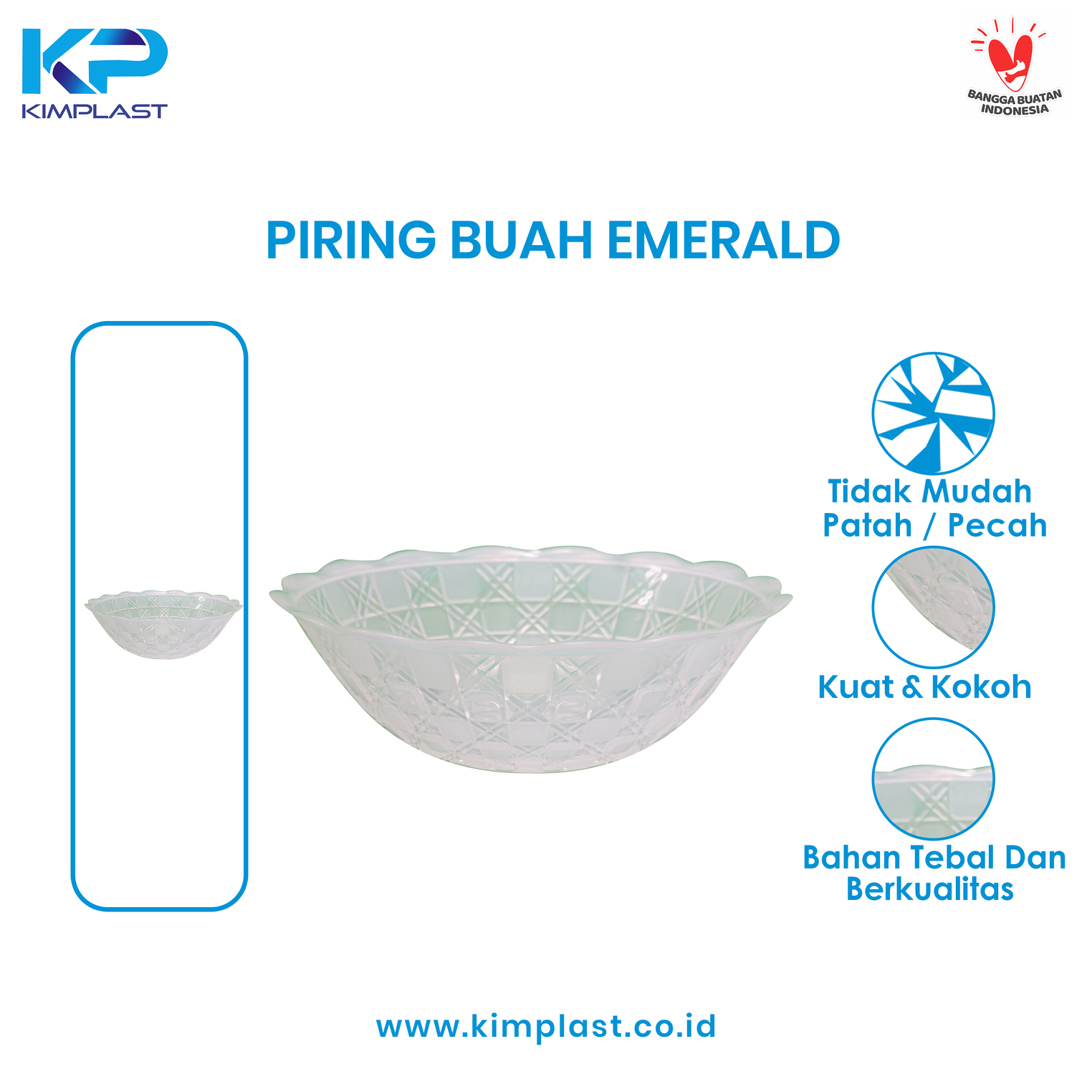 KIMPLAST Mangkok Emerald