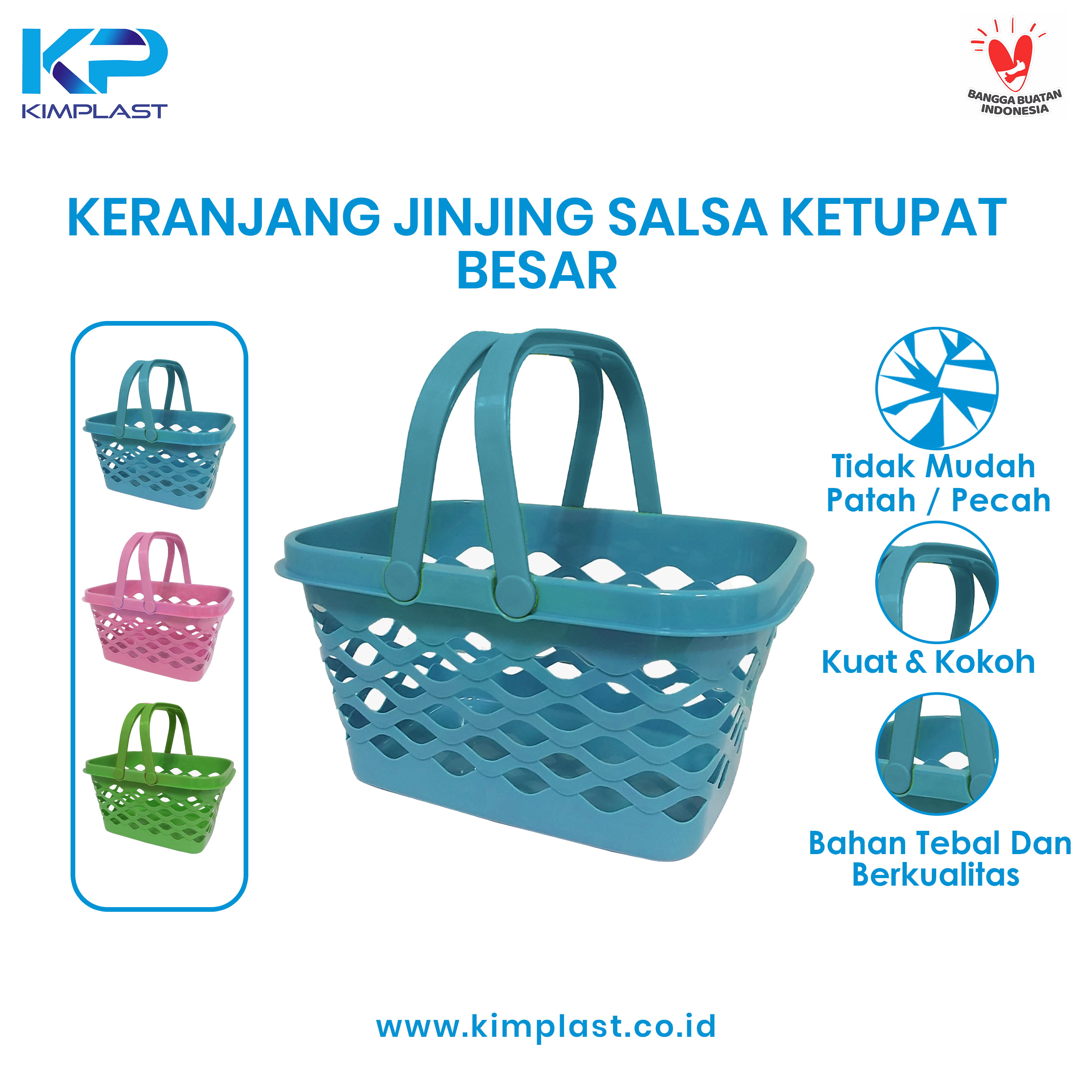 KIMPLAST Keranjang Jinjing Salsa Kupat Besar