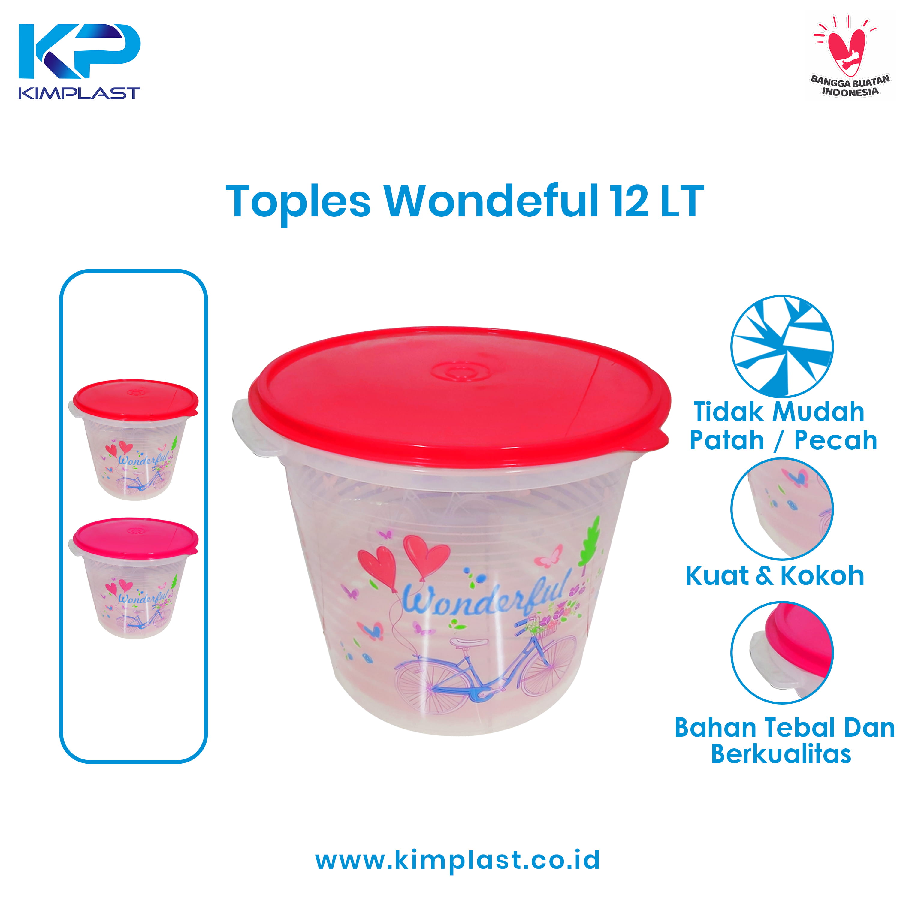 KIMPLAST Toples Wonderful 12 Liter