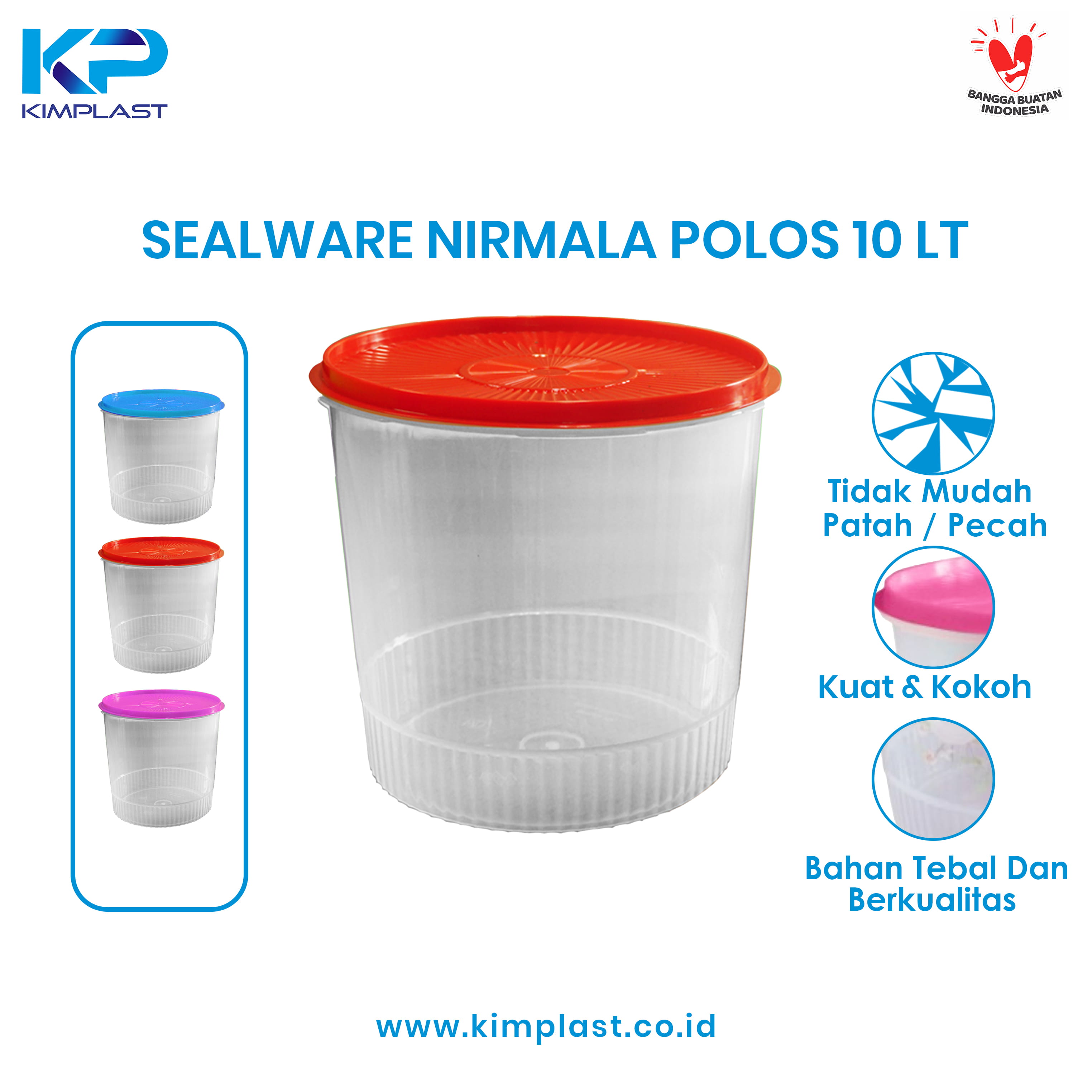 KIMPLAST Toples Nirmala 10 Liter
