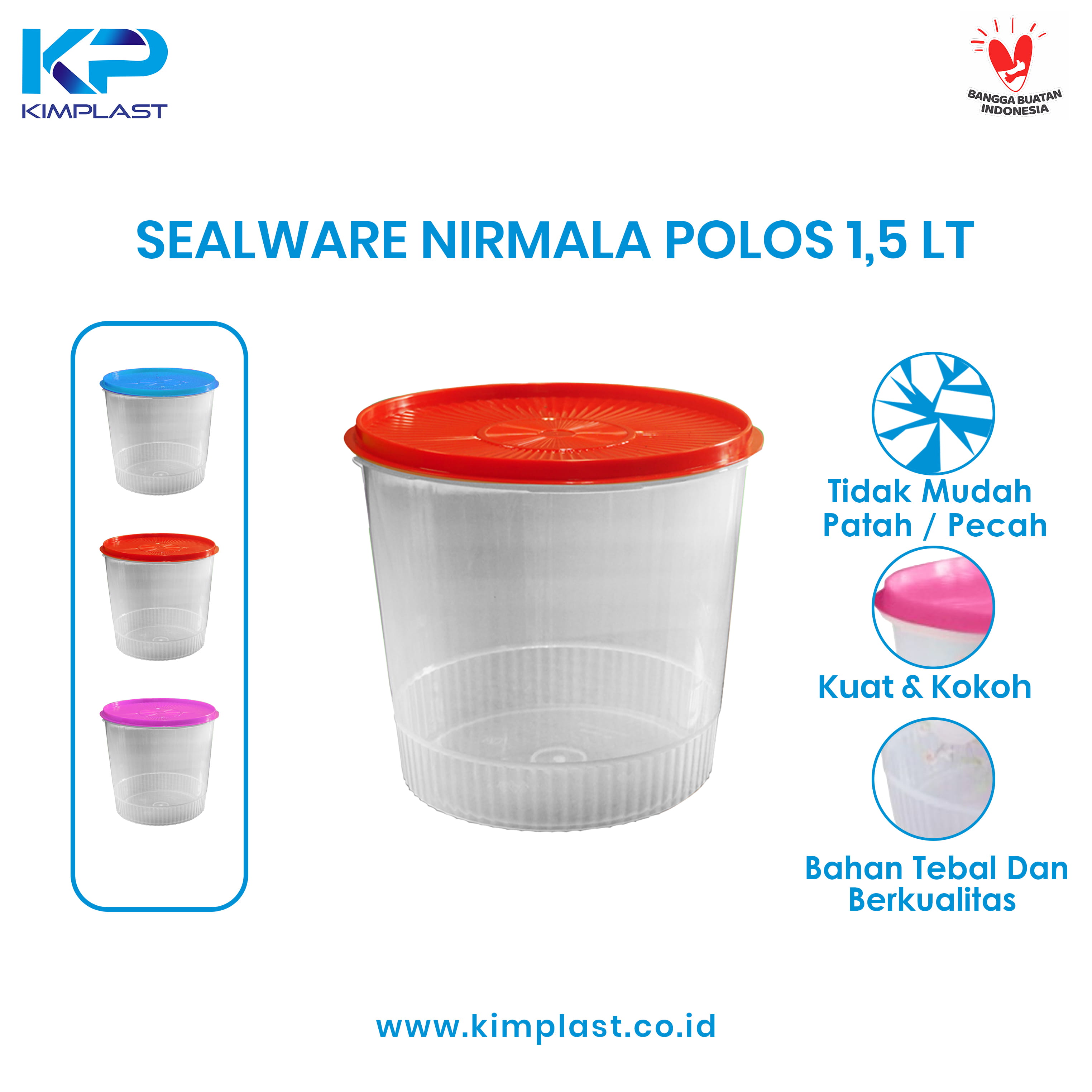 KIMPLAST Toples Nirmala 1,5 Liter