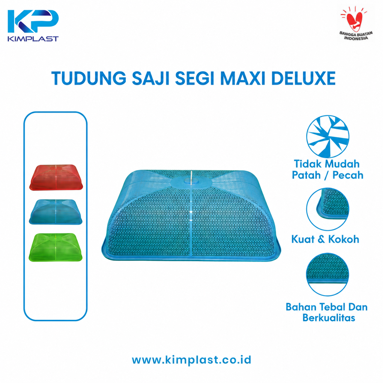 KIMPLAST Tudung Saji Segi Maxi Deluxe