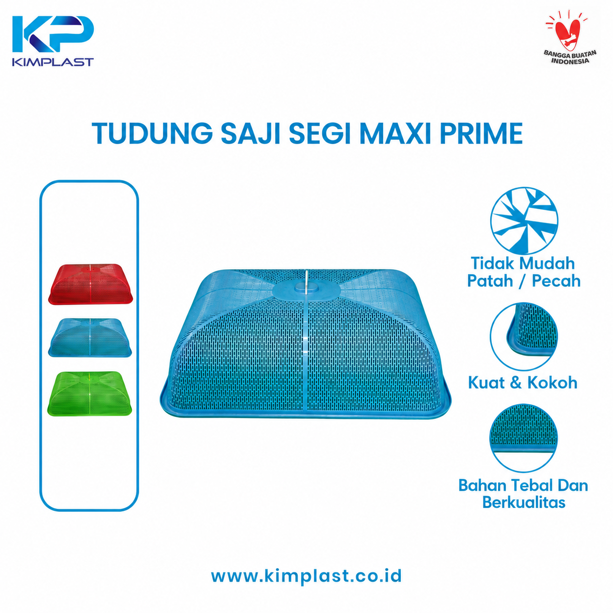 KIMPLAST Tudung Saji Segi Maxi Prime