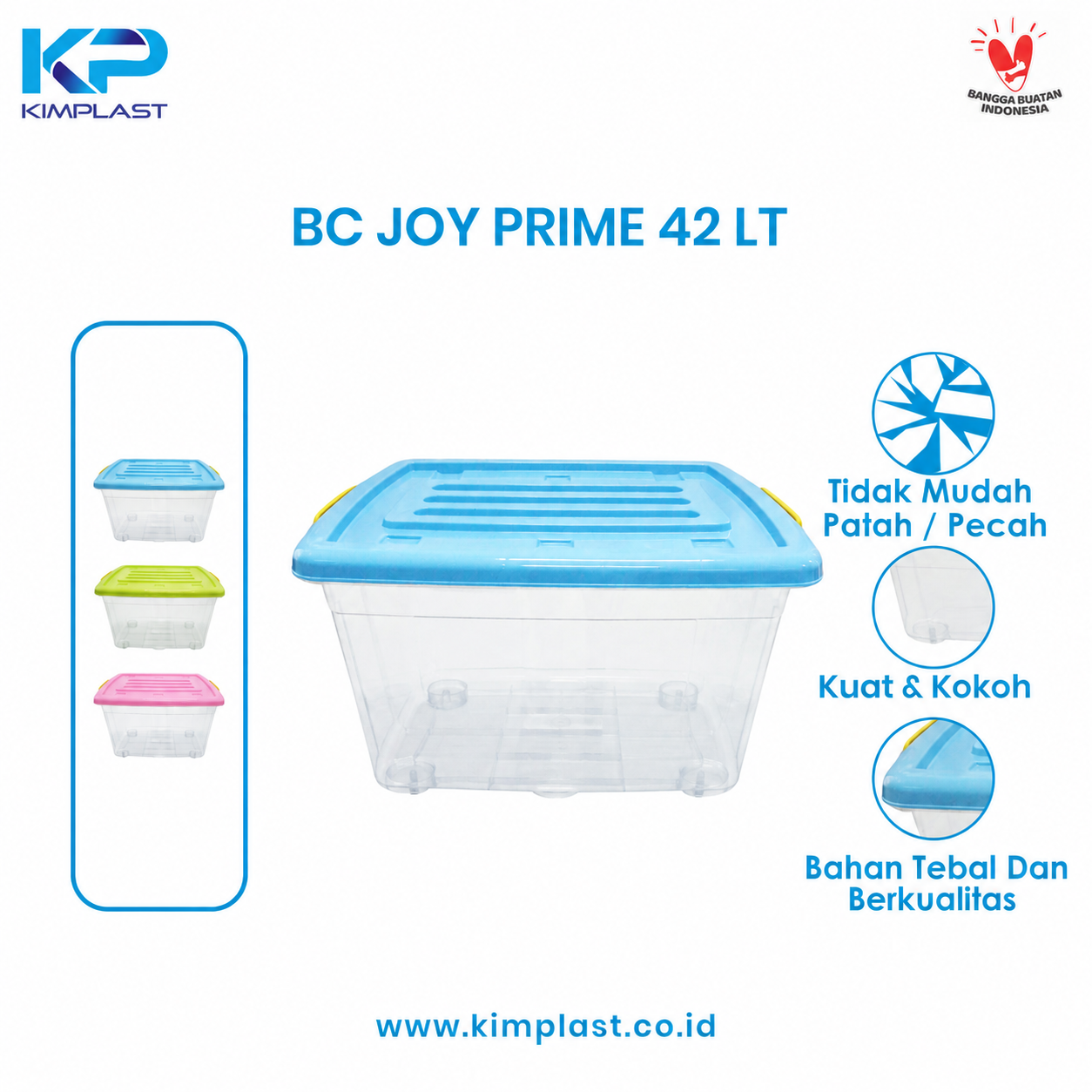 KIMPLAST BOX Container Joy Bening 42 Lt