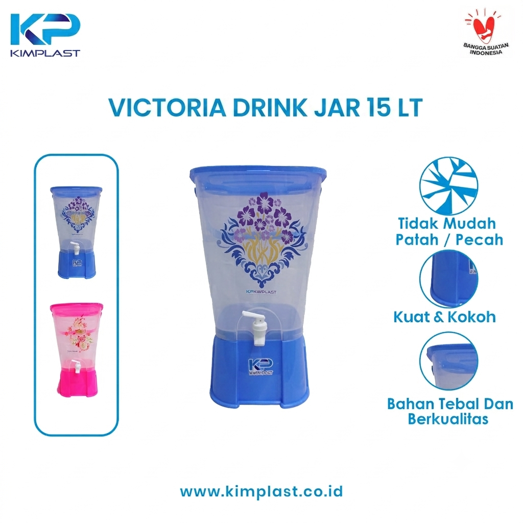 KIMPLAST Victoria Drink Jar 15 Lt