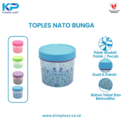 KIMPLAST Toples Nato Motif Bunga
