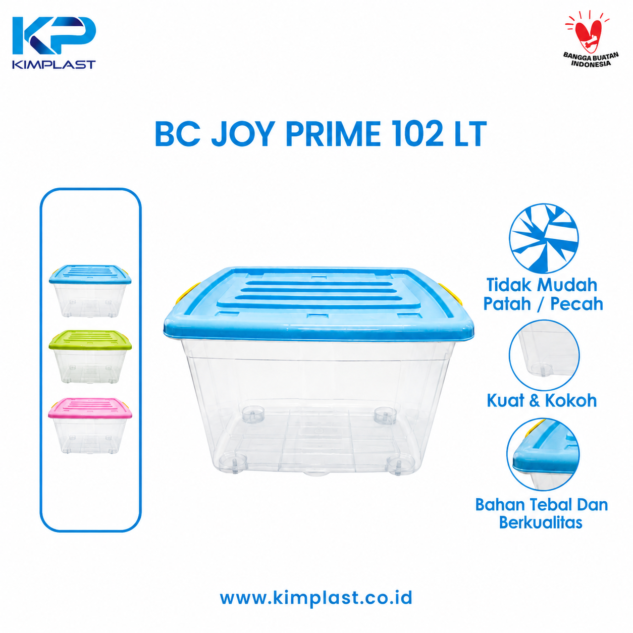 KIMPLAST BOX Container Joy Bening 102 Lt